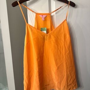 Orange Spaghetti Strap Top